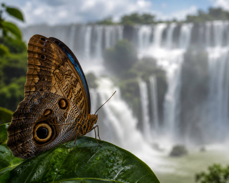 Butterflies in Iguazu Falls