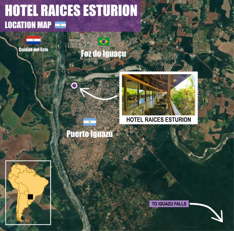 Hotel Raices Esturion Location