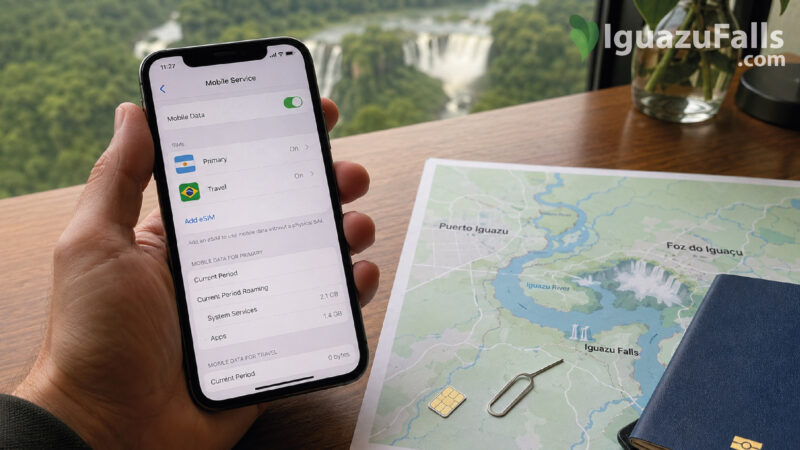 Iguazu Falls, internet and SIM Cards
