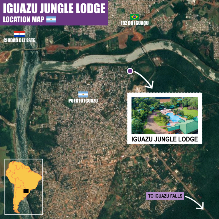Iguazu Jungle Lodge Location