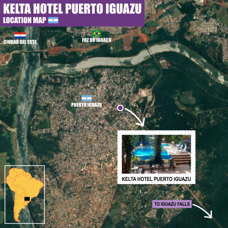 Kelta Hotel Puerto Iguazu Location