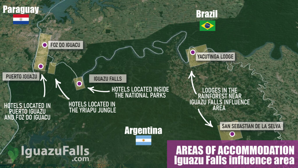 ACCOMMODATION IN THE AREA OF INFLUENCE OF IGUAZU FALLS