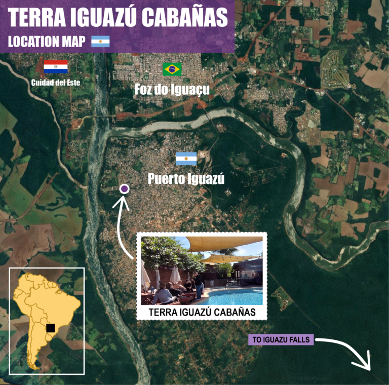 Terra Iguazú Cabañas location