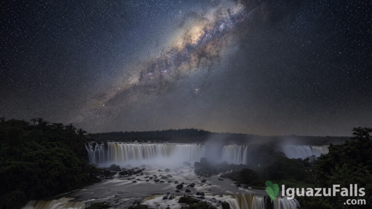 Astrophotography in Iguazu Falls