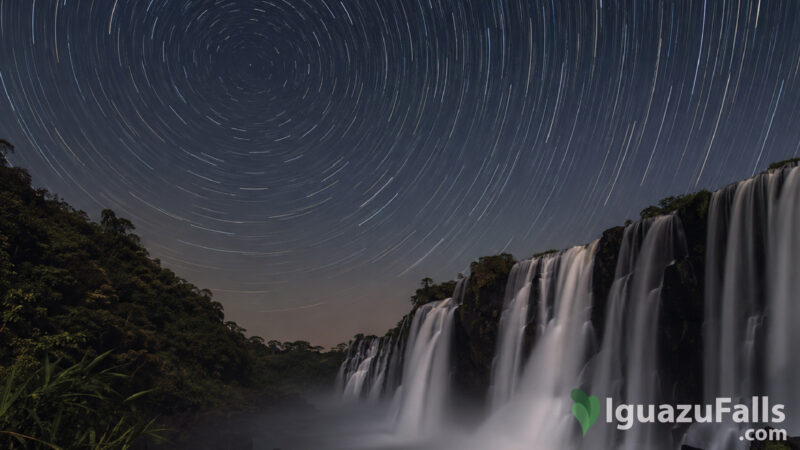 Astrophotography in Iguazu Falls