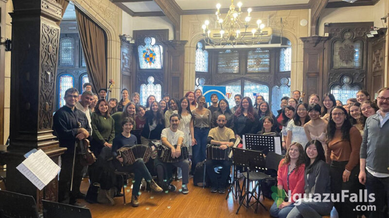 Choirs at Iguazu Falls