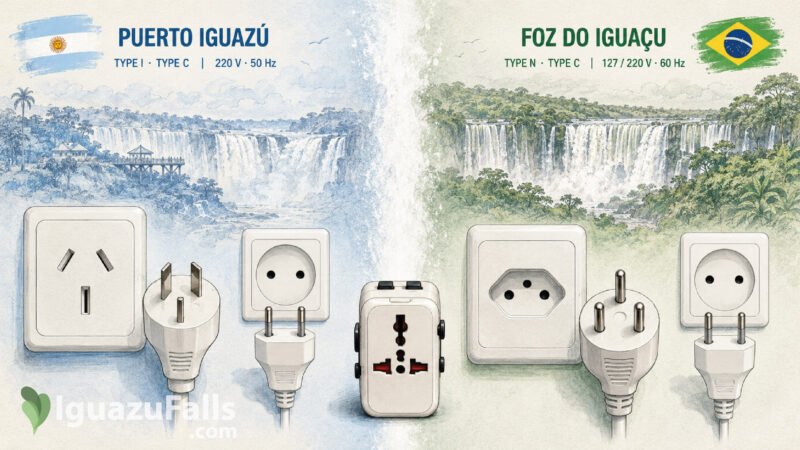 Electrical Plugs Iguazu Falls