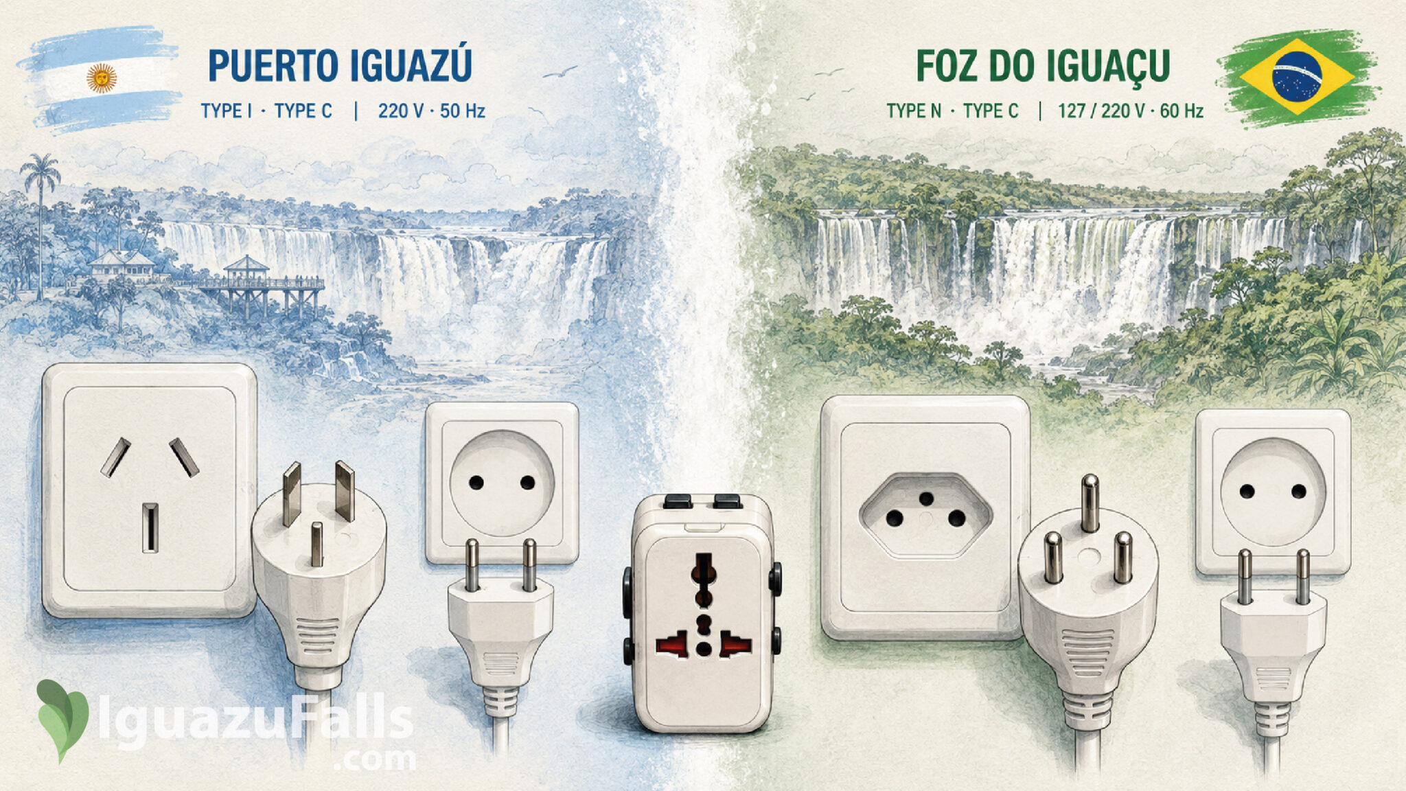 Electrical Plugs Iguazu Falls