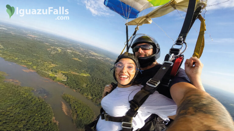 Extreme Iguazu, tandem skyjump Iguazu Falls