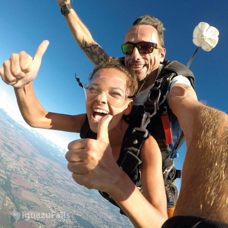 Extreme Iguazu Falls: Helicopter Ride, Skydive & Boat Navigation