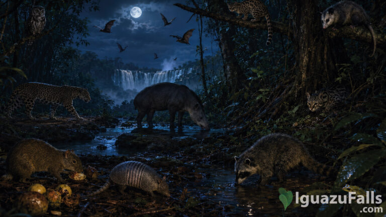 Nocurnal animals in Iguazu Falls