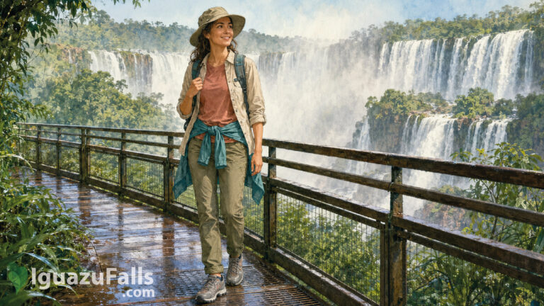 Ideal outfit for Iguazu Falls