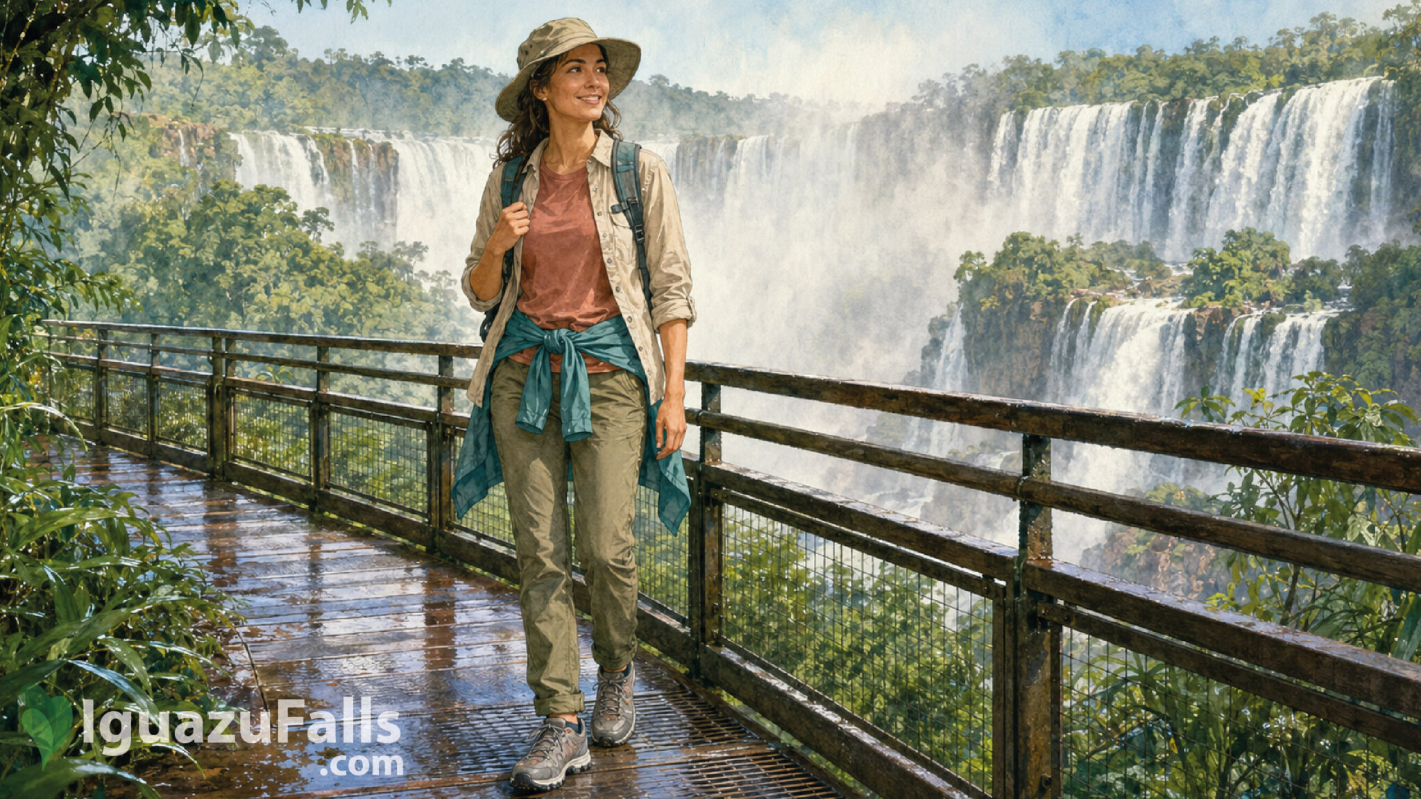 Ideal outfit for Iguazu Falls