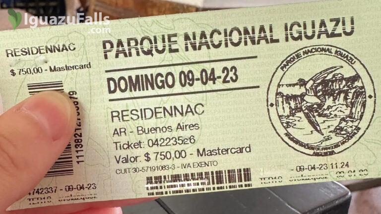 ticket IguazuFalls