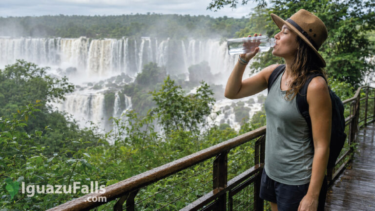 Drinking Water in Iguazu Falls